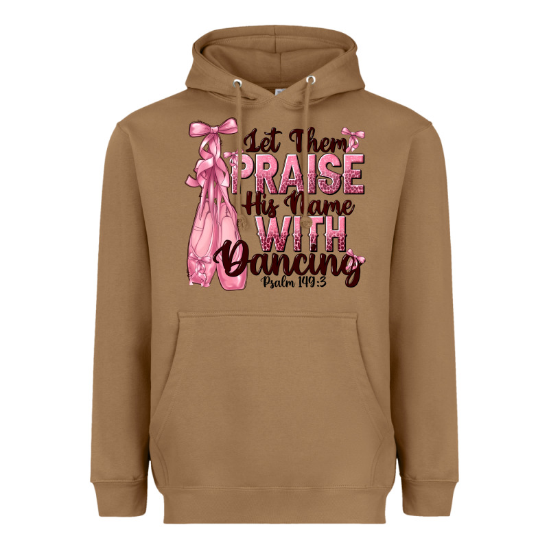 Let Them Praise His Name With Dancing Heavyweight Hoodie by NancyCooperArtShop | Teevron