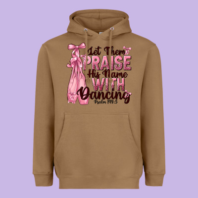 Let Them Praise His Name With Dancing Heavyweight Hoodie Designed By Nancycooperartshop