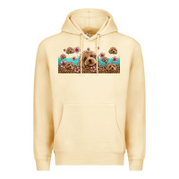 Pina Colada floral cockapoo Premium Hoodie - Jasminsmagicworld