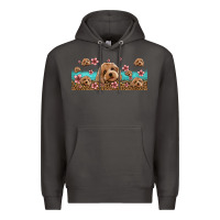 Smoke floral cockapoo Premium Hoodie - Jasminsmagicworld