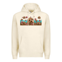 Tofu floral cockapoo Premium Hoodie - Jasminsmagicworld