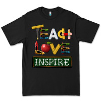 Black teach love inspire Premium Tee - BarkalooDesign