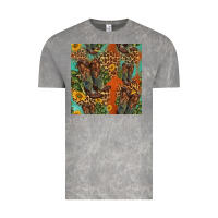 Cloud Rock western boots and sunflowers seamless pattern Vintage Tee - HRA Design Shop