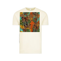 Vintage Arctic western boots and sunflowers seamless pattern Vintage Tee - HRA Design Shop