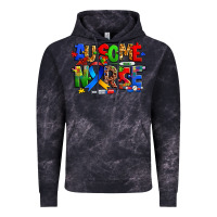 Cloud Black ausome autism nurse Vintage Hoodie - Zillion Design Studio