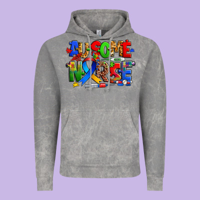 Ausome Autism Nurse Vintage Hoodie Designed By Zillion Design Studio