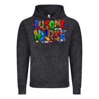 Vintage Black ausome autism nurse Vintage Hoodie - Zillion Design Studio