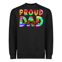 Black proud dad Heavyweight Sweatshirt - HRA Design Shop