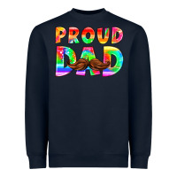 Navy proud dad Heavyweight Sweatshirt - HRA Design Shop