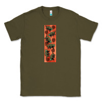 Army Green dinosaur ankylosaurus pen wrap Classic Tee - Artiststas