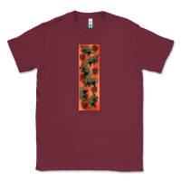 Burgundy dinosaur ankylosaurus pen wrap Classic Tee - Artiststas