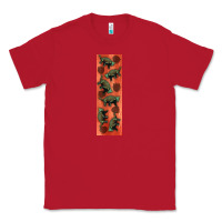 Red dinosaur ankylosaurus pen wrap Classic Tee - Artiststas
