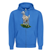 True Royal Kiko Goat Zipper Hoodie - LillyAllenDesigns