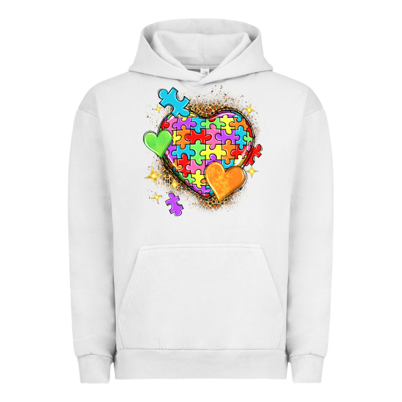 Autism Hearts Urban Hoodie by NancyCooperArtShop | Teevron