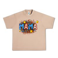 Burro usa Mama  leopard background Urban Heavy Tee - AdoDesignShop