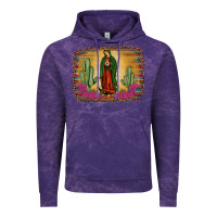 Cloud Purple western our lady of Guadalupe Vintage Hoodie - JahusDesignShop