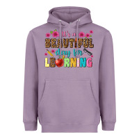Lavender its a beautiful day for learning Heavyweight Hoodie - NancyCooperArtShop