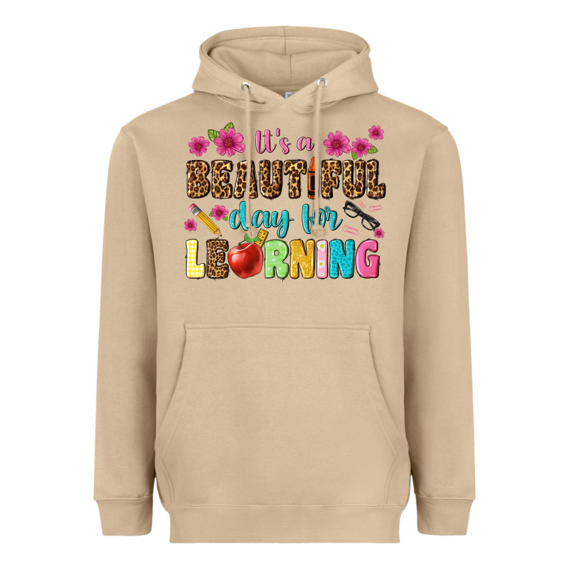 Its A Beautiful Day For Learning Heavyweight Hoodie by NancyCooperArtShop | Teevron