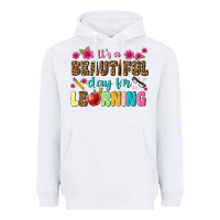 White its a beautiful day for learning Heavyweight Hoodie - NancyCooperArtShop