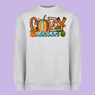 Cozy Season Heavyweight Sweatshirt Designed By Racoondesign