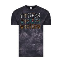 Cloud Black western western western Vintage Tee - CowhideDigitalArt