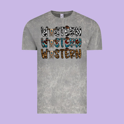 Western Western Western Vintage Tee Designed By Cowhidedigitalart