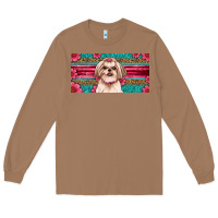 Toasted Coconut shih tzu license plate Long Sleeve Tee - Artiststas