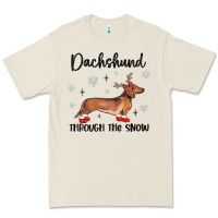 Bone dachshund through the snow Premium Tee - MaliasSmallBusiness