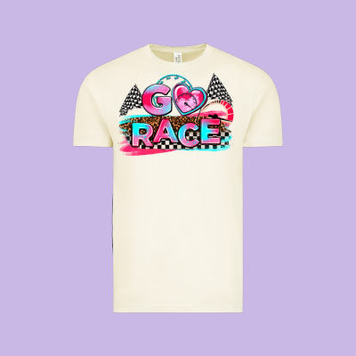 Go Race Vintage Tee Designed By Adodesignshop