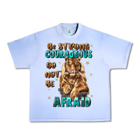Grape Ice be strong and courageous Urban Heavy Tee - JahusDesignShop
