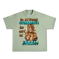 Be Strong And Courageous Urban Heavy Tee | Teevron