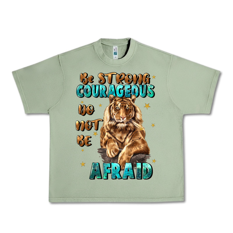 Be Strong And Courageous Urban Heavy Tee by JahusDesignShop | Teevron