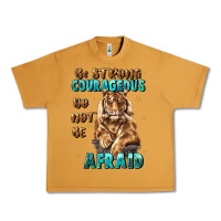 Peanut Butter be strong and courageous Urban Heavy Tee - JahusDesignShop