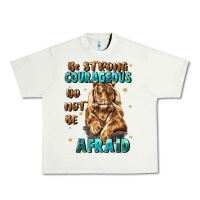 Pistachio be strong and courageous Urban Heavy Tee - JahusDesignShop