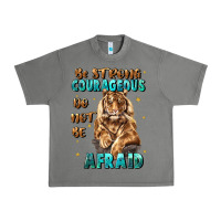 Tornado be strong and courageous Urban Heavy Tee - JahusDesignShop