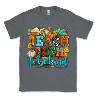 Charcoal Heather teach them to be kind with pumpkins and fall Classic Tee - AdoDesignShop