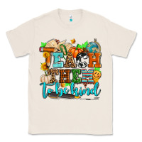 Natural teach them to be kind with pumpkins and fall Classic Tee - AdoDesignShop
