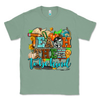Sage teach them to be kind with pumpkins and fall Classic Tee - AdoDesignShop