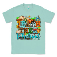 Seafoam teach them to be kind with pumpkins and fall Classic Tee - AdoDesignShop
