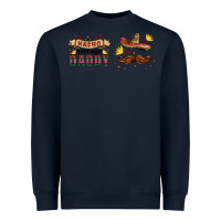 Navy nacho average daddy libbey glass Heavyweight Sweatshirt - HRA Design Shop