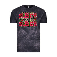 Cloud Black Sleigh Girl Sleigh Vintage Tee - FaDigitalArtStudio