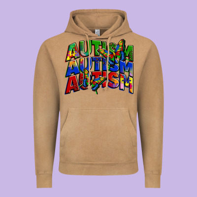 Autism Autism Autism Vintage Hoodie Designed By Zillion Design Studio