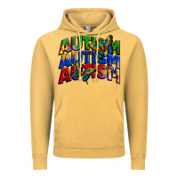 Vintage Mustard autism autism autism Vintage Hoodie - Zillion Design Studio