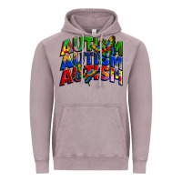 Vintage Zinc autism autism autism Vintage Hoodie - Zillion Design Studio