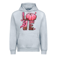 Heather Grey love cancer pumpkin Urban Hoodie - texasbilliewilder