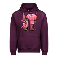 Mauve Wine love cancer pumpkin Urban Hoodie - texasbilliewilder