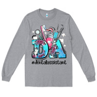 Heather Grey da dental assistant Long Sleeve Tee - AdoDesignShop