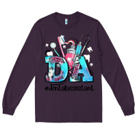 Plum da dental assistant Long Sleeve Tee - AdoDesignShop