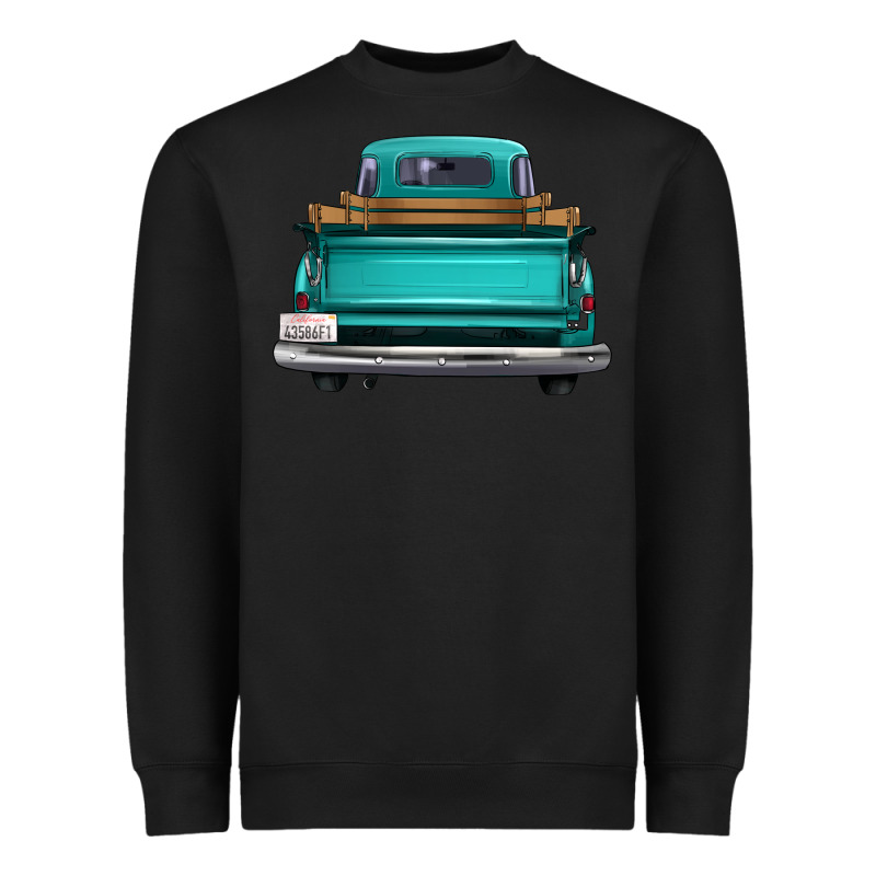 Western Truck Back View 2 Heavyweight Sweatshirt by FaDigitalArtStudio | Teevron