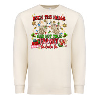 Sandshell deck the halls and not your family Premium Sweatshirt - MaliasSmallBusiness
